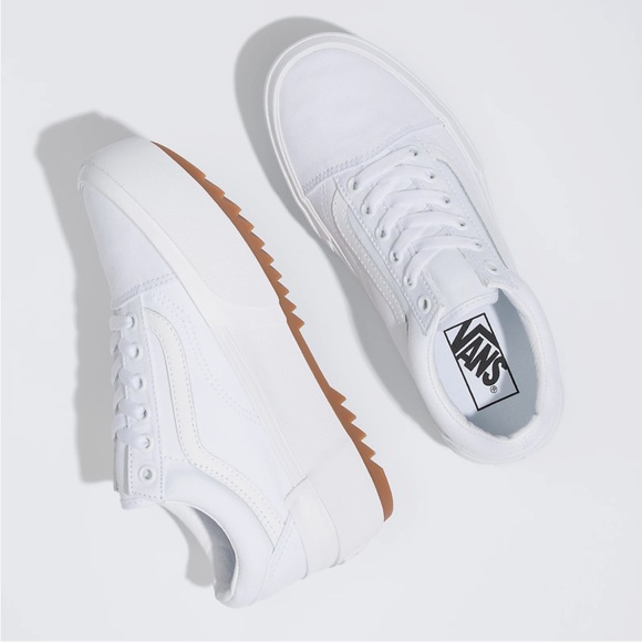 Vans Old Skool Stackform white (canvas) - Picture 2 of 9